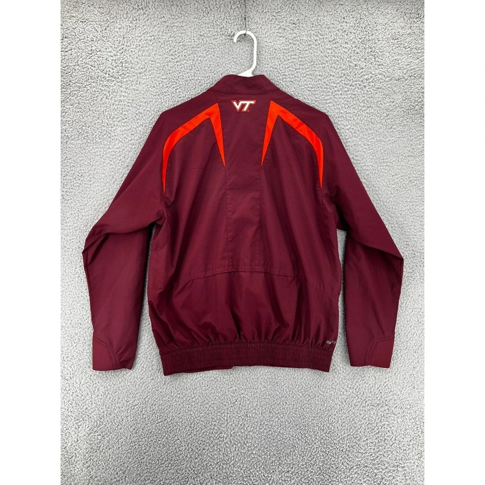 Vintage Y2k Nike Virginia Tech Hokies Basketball Full Zip Jacket Adult XS Maroon